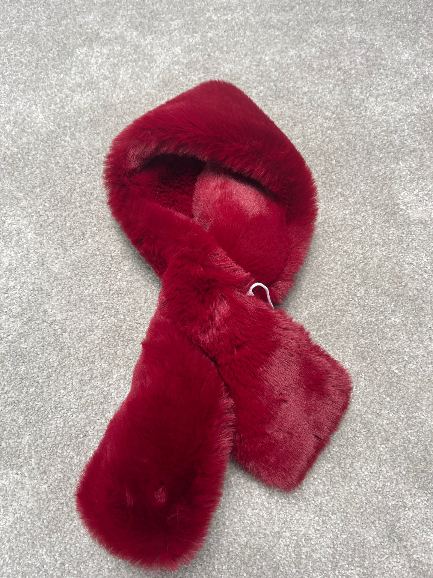 Faux Fur Tuck Through Scarf