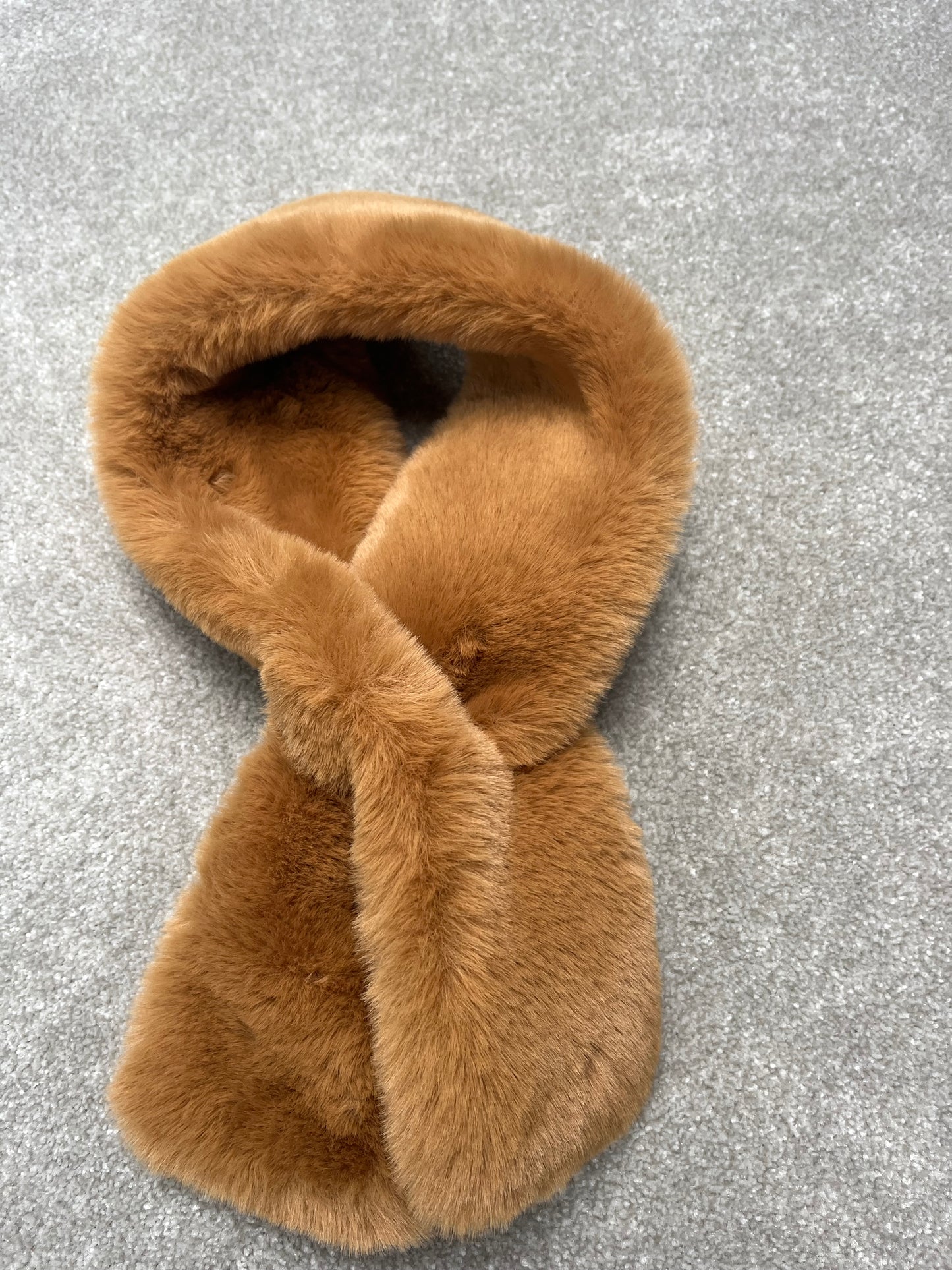 Faux Fur Tuck Through Scarf