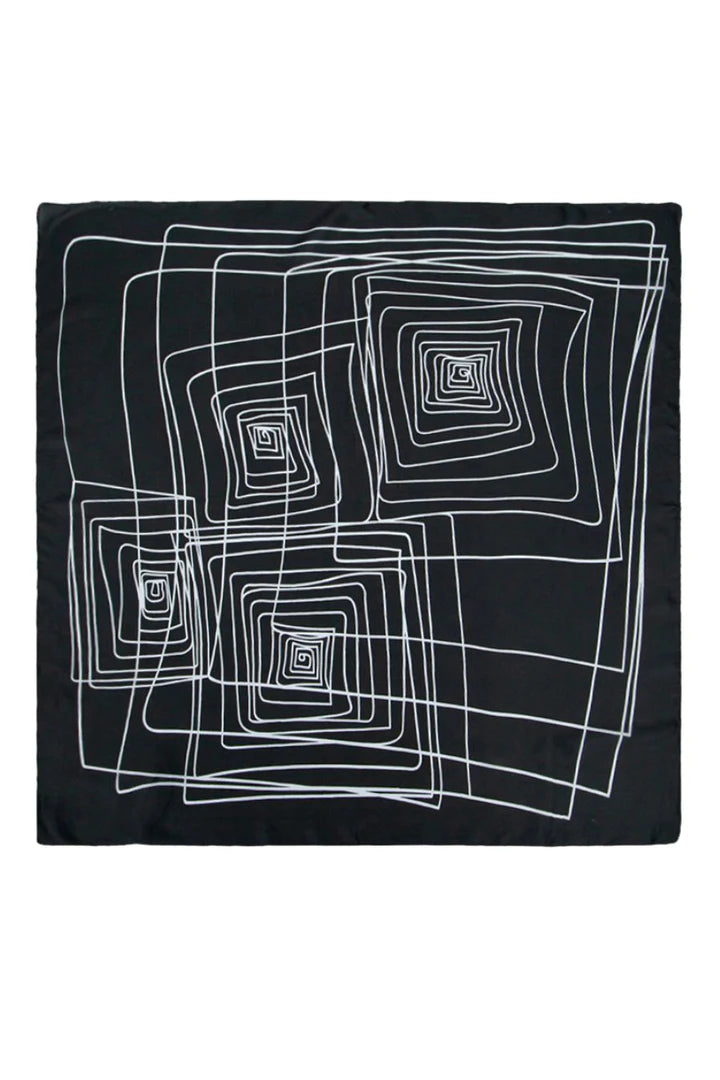 Faux Silk Small Square Scarf