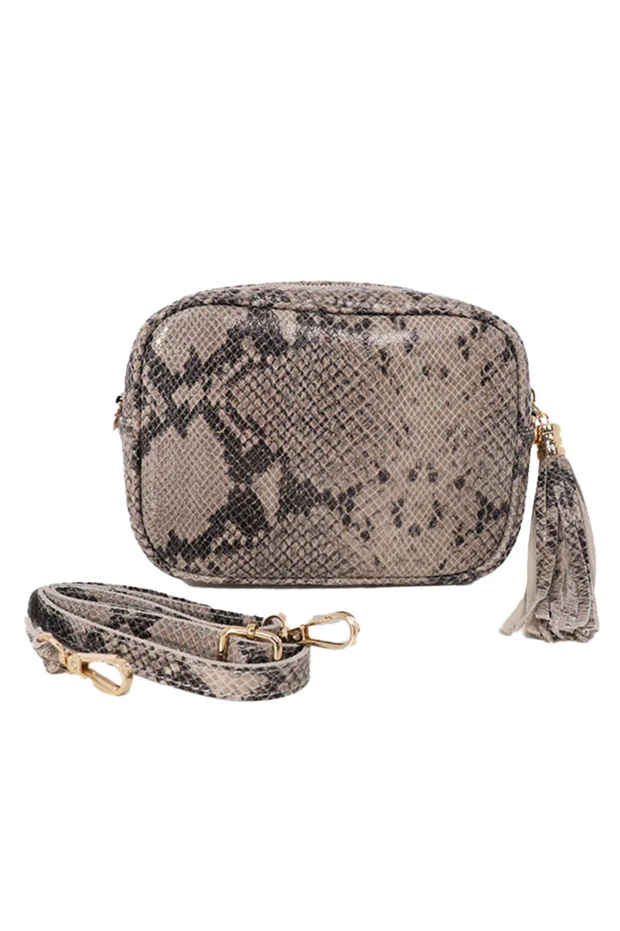 Snake Print Camera Bag