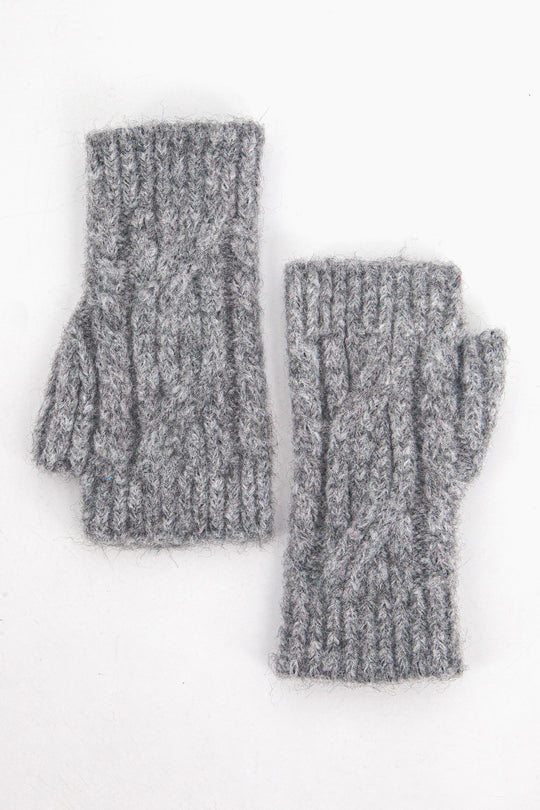 Cable Knit wrist warmers