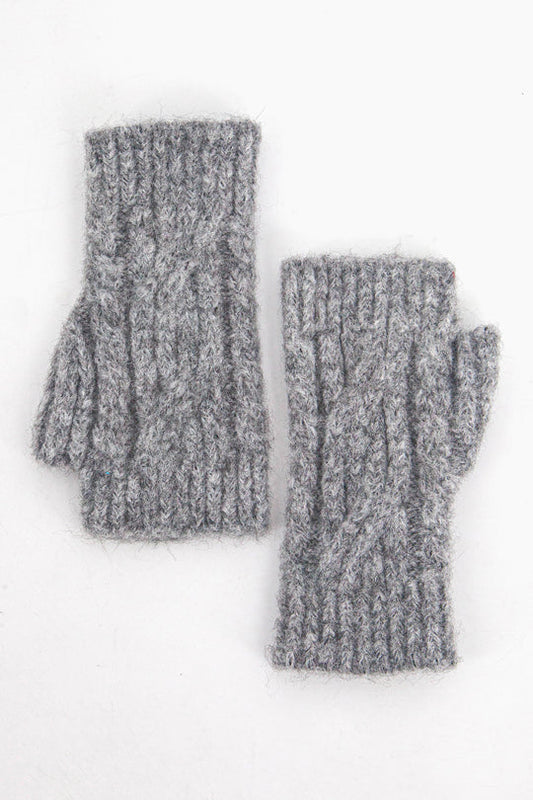 Cable Knit wrist warmers