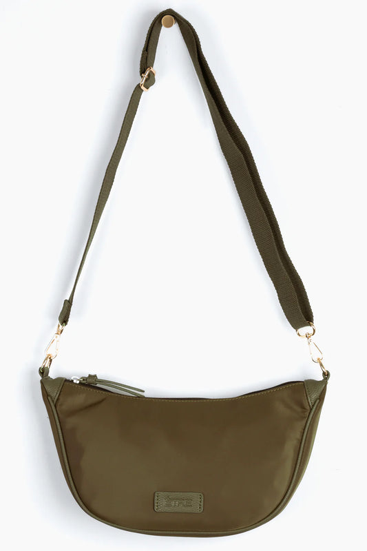 Round shoulder crossbody bag - Vegan