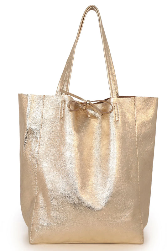 Metallic Tote