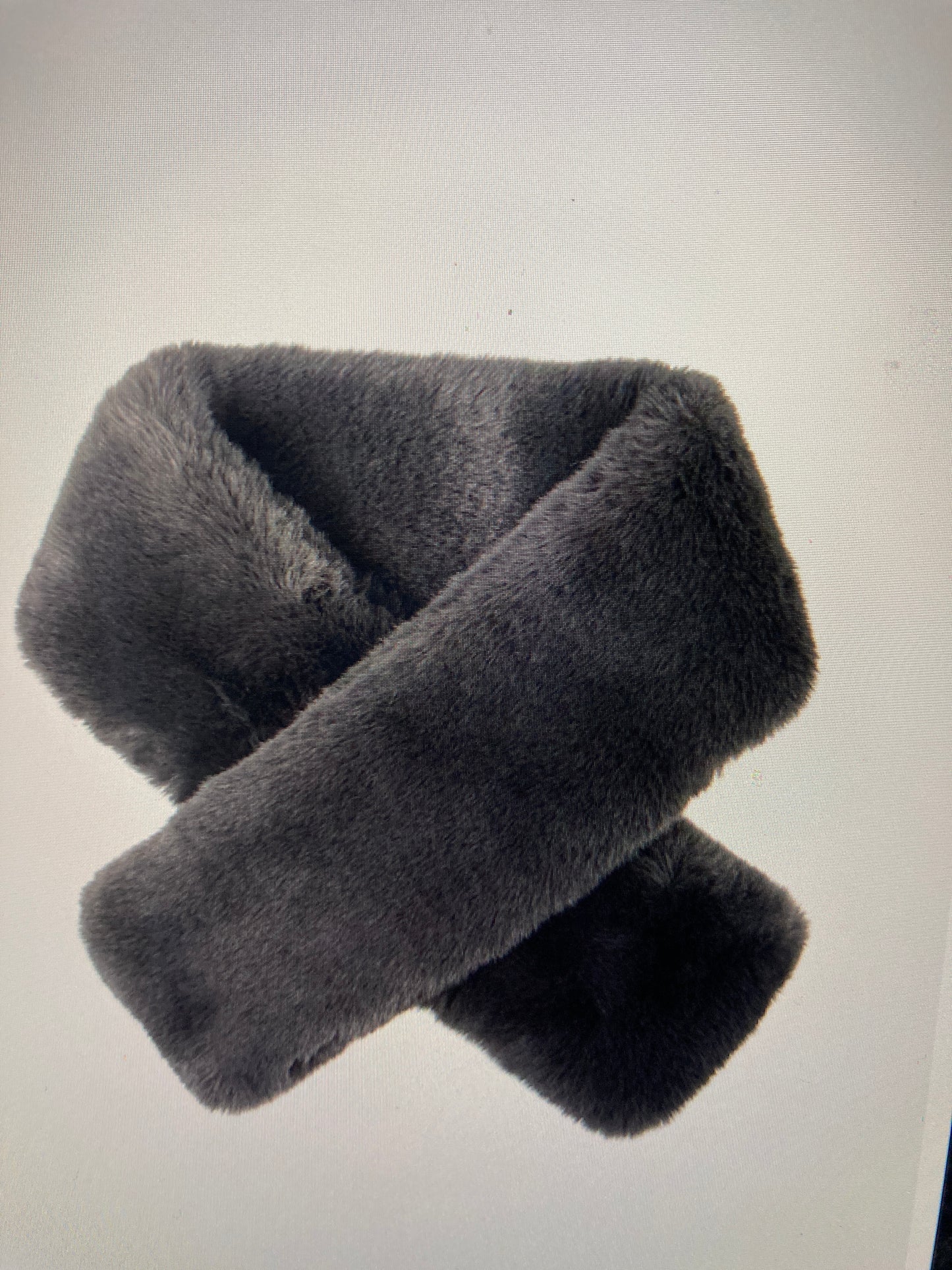 Faux Fur Tuck Through Scarf