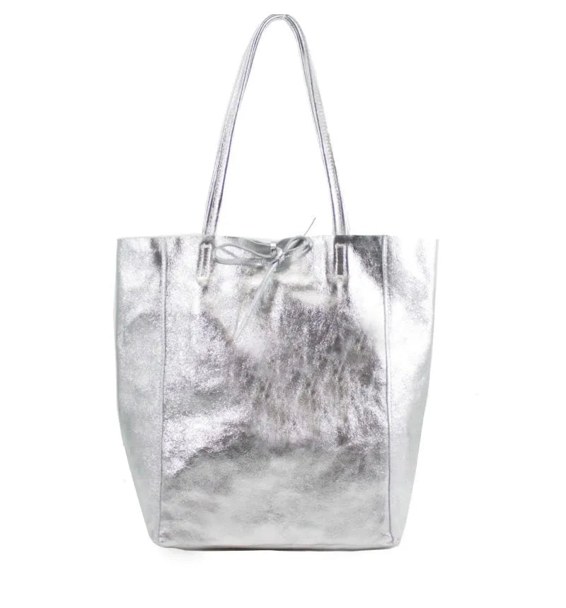 Metallic Tote