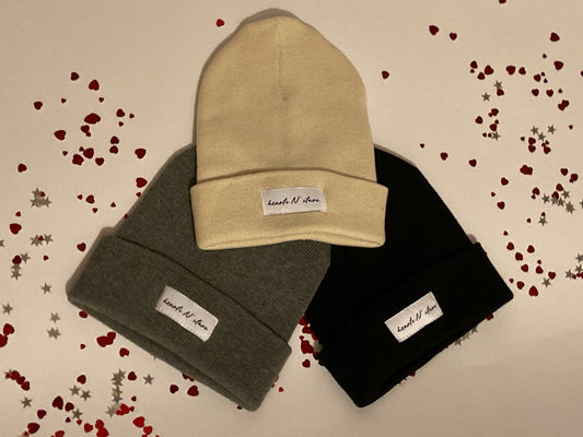hearts N' stars Ribbed Beanies