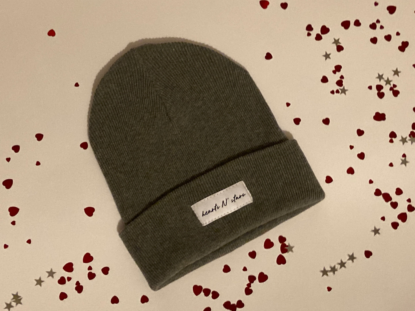 hearts N' stars Ribbed Beanies